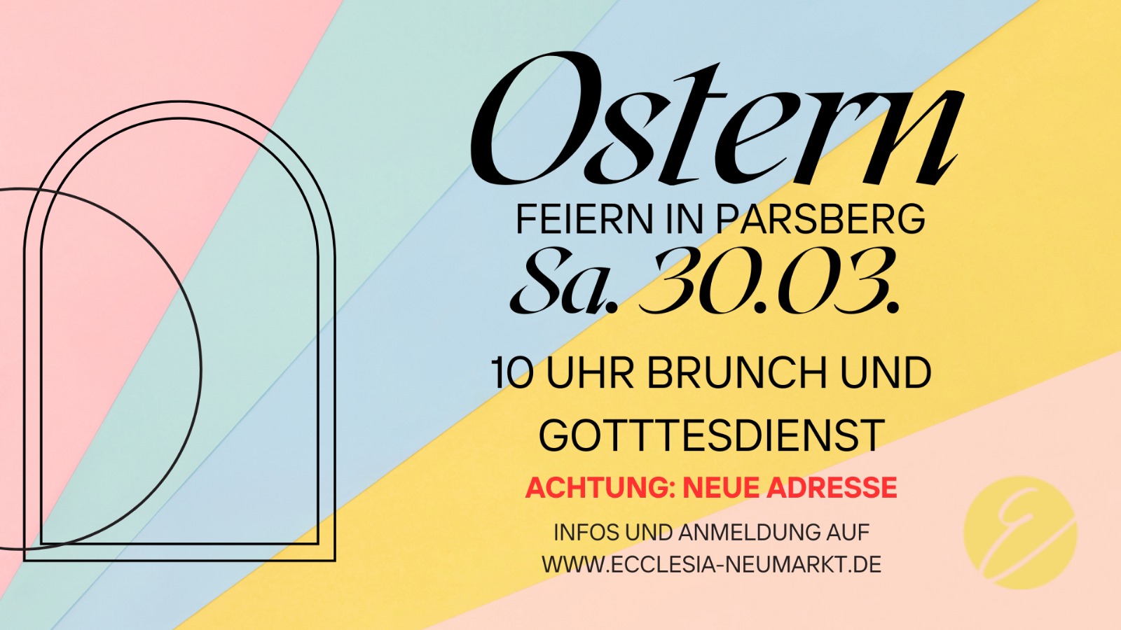 Osterbrunch in Parsberg am Ostersamstag