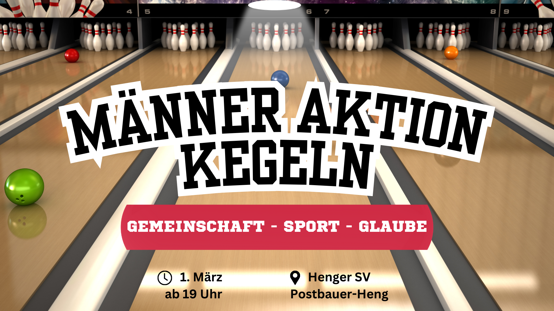 Männer Aktion - Kegeln