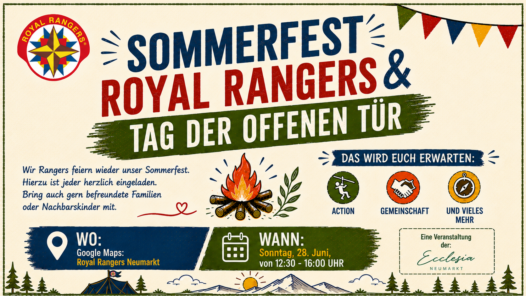 Sommerfest der Royal Rangers – Tag der offenen Tür