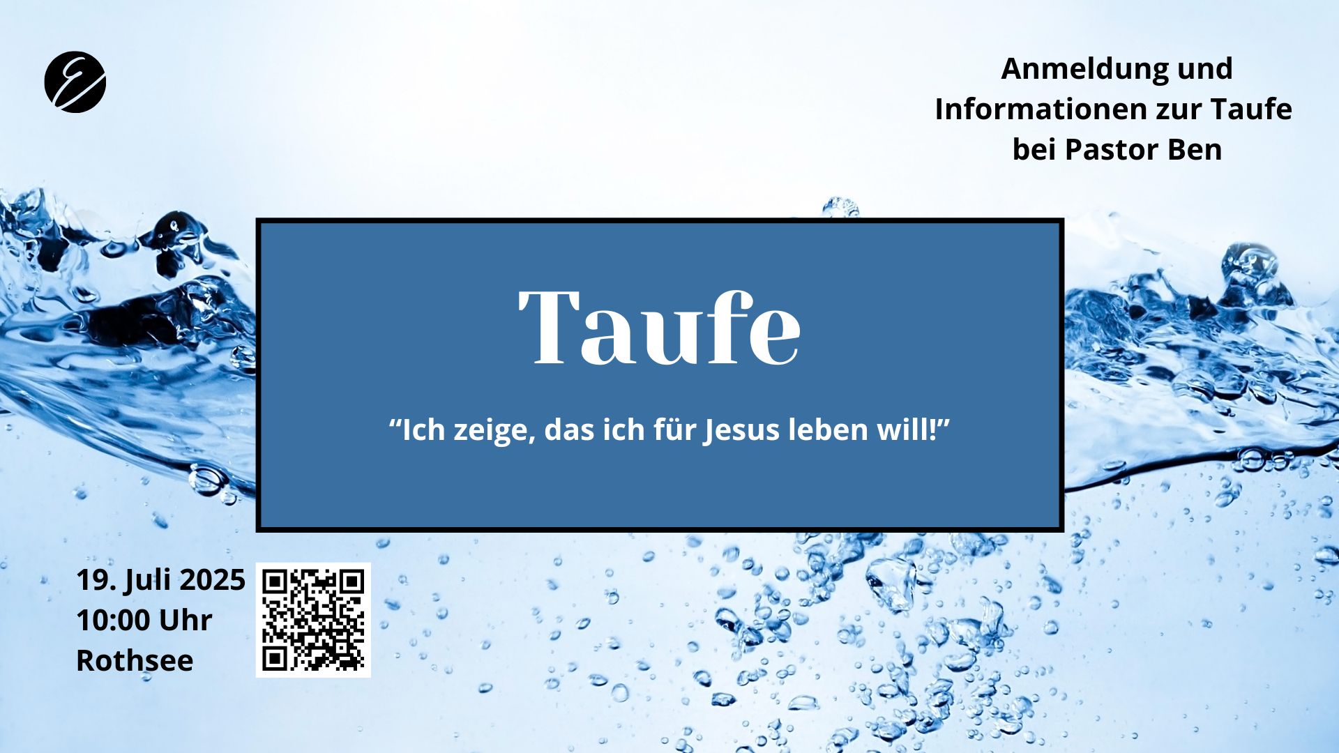 Taufe am Rothsee